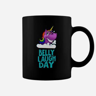 Belly Laugh Day Unicorn January Funny Gifts Coffee Mug - Seseable