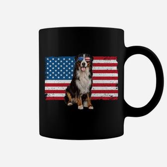 Berner Dad American Flag Dog Lover Owner Bernese Mountain Coffee Mug | Crazezy DE