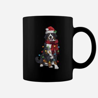 Bernese Mountain Christmas Light Funny Dog Lover Xmas Gift Sweatshirt Coffee Mug | Crazezy CA