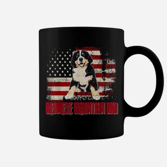 Bernese Mountain Dad American Flag 4Th Of July Dog Lovers Coffee Mug | Crazezy CA
