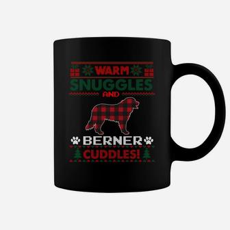 Bernese Mountain Dog Christmas Pajama Shirt Ugly Christmas Sweatshirt Coffee Mug | Crazezy