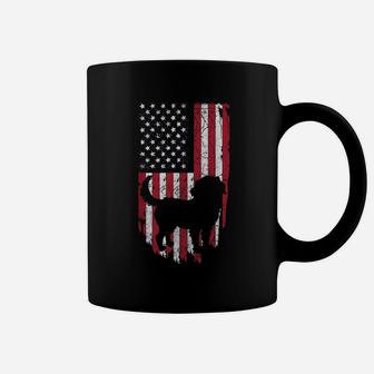 Bernese Mountain Dog Mom Dad Shirts, 4Th Of July American Coffee Mug | Crazezy