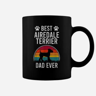 Best Airedale Terrier Dad Ever Dog Lover Coffee Mug | Crazezy CA