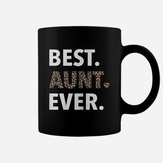 Best Aunt Ever Leopard Print Funny Auntie Mothe Day Gifts Coffee Mug - Thegiftio UK