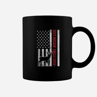 Best Buckin Uncle American Flag Coffee Mug | Crazezy AU