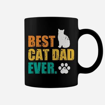 Best Cat Dad Ever Cat Lover Pet Owner Retro Vintage Coffee Mug | Crazezy AU