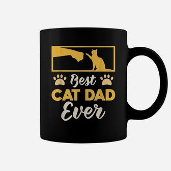 Best Cat Dad Ever Pet Family Member Animal Lovers Coffee Mug | Crazezy