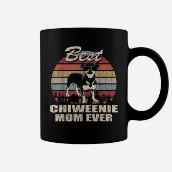 Best Chiweenie Mom Ever Vintage Retro Dog Mom Coffee Mug | Crazezy