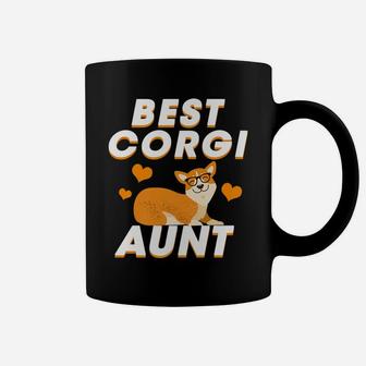 Best Corgi Aunt Funny Dog Lover Coffee Mug | Crazezy