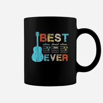 Best Dad Ever Guitar Chords Vintage Coffee Mug | Crazezy DE