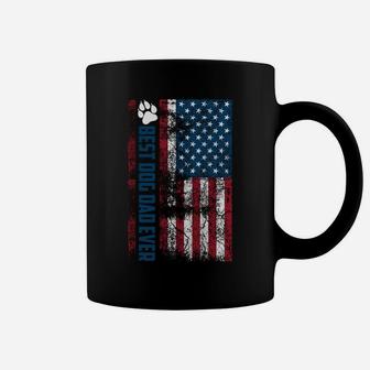 Best Dog Dad Ever | Cute Father's Day Funny 4Th Of July Gift Coffee Mug | Crazezy