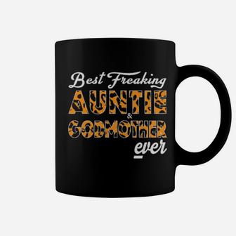 Best Freaking' Auntie And Godmother Ever Xmas Coffee Mug - Monsterry