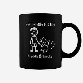 Best Friends For Life Name And Name Cat Coffee Mug - Thegiftio UK