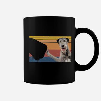 Best Irish Wolfhound Dad Ever Vintage Fathers Day Coffee Mug - Monsterry
