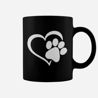 Best Mom Ever Pet Lovers Paw Print Gift For Mom Coffee Mug - Seseable