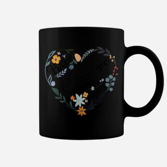 Best Nammie Ever Heart Flower Blessed Grandma Mother's Day Coffee Mug | Crazezy