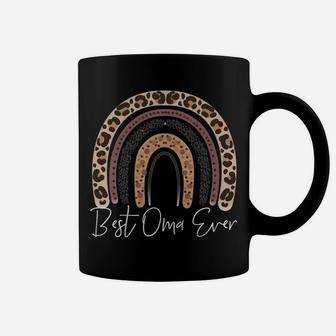 Best Oma Ever Grandma Cheetah Leopard Women Christmas Fall Sweatshirt Coffee Mug | Crazezy DE