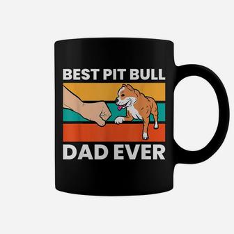 Best Pit Bull Dad Ever Funny Pitbull Dog Owner Coffee Mug | Crazezy CA