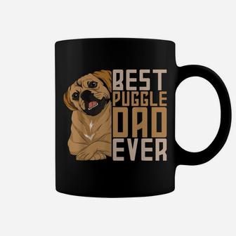 Best Puggle Dad Ever Cute Animal Dog Owner Puggle Coffee Mug | Crazezy