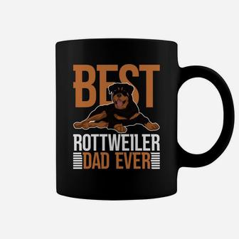 Best Rottweiler Dad Ever Rottie Dog Parent Rottweiler Coffee Mug | Crazezy UK
