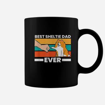 Best Sheltie Dad Ever Sheepdog Papa Coffee Mug | Crazezy CA