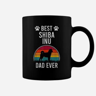 Best Shiba Inu Dad Ever Dog Lover Coffee Mug | Crazezy