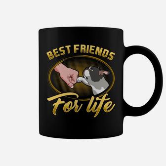 Bestfriends For Life Boston Terrier Dog Mom Dog Dad Funny Coffee Mug | Crazezy