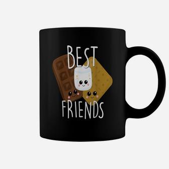 Bestie Shirt Cute Food Bff Best Friend Smores Scouts Camping Coffee Mug | Crazezy