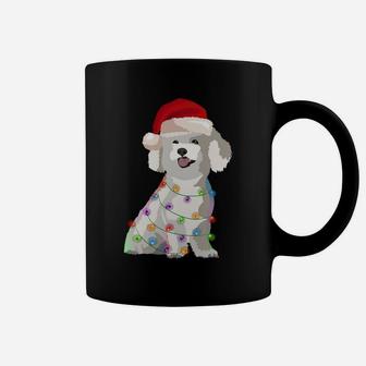 Bichon Frise Christmas Lights Xmas Dog Lover Sweatshirt Coffee Mug | Crazezy