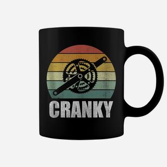 Bicycle Cranky Funny For Cycling Lovers Cranky Vintage Retro Coffee Mug | Crazezy