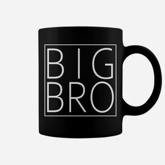 Big Bro Minimal Square Family Matching Tee Modern Boxed Bro Coffee Mug | Crazezy