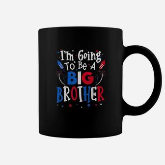 Big Brother Cute 4Th Of July Announcement Gift Coffee Mug | Crazezy AU