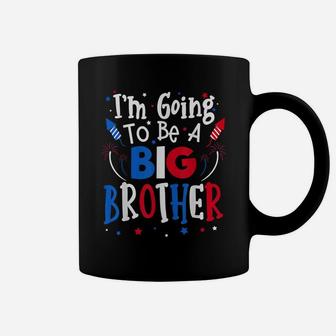 Big Brother Cute 4Th Of July Pregnancy Announcement Gift Coffee Mug | Crazezy DE