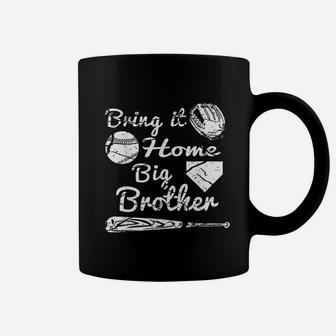 Big Brother Little Brother Baseball Bring It Home Coffee Mug - Thegiftio UK