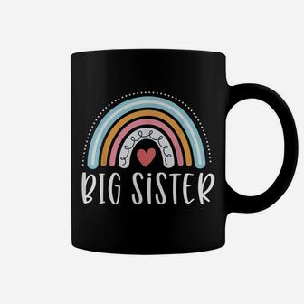 Big Sister Gifts Sibling Family Rainbow Graphic Coffee Mug | Crazezy CA