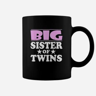 Big Sister Of Twins Announcement Gift Coffee Mug | Crazezy