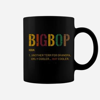 Bigbop Grandpa Definition Distressed Coffee Mug - Monsterry DE