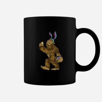 Bigfoot Easter Bunny Ears Sasquatch Egg Coffee Mug - Thegiftio