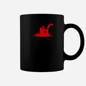 Bigfoot Riding Loch Ness Monster Shirt Cute Sasquatch Gift Coffee Mug - Thegiftio UK