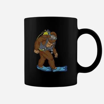Bigfoot Scuba Diving Shirt Diving Shirts For Men And Women Coffee Mug - Thegiftio UK