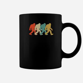 Bigfoot Silhouette Retro Pop Art Sasquatch Graphic Coffee Mug - Thegiftio UK