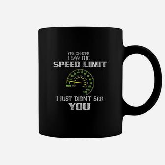 Biker Yes Officer Speed Funny For Sport Bikes Coffee Mug | Crazezy