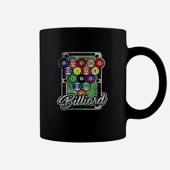 Billard Biliard Pool Snooker Funny Vintage Coffee Mug | Crazezy UK