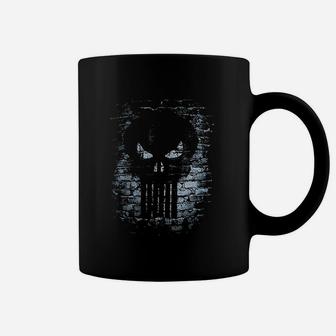 Bioworld Punisher Brick Skull Coffee Mug | Crazezy