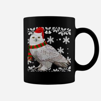 Bird Merry Christmas Ornament Snowy Owl Ugly Xmas Sweatshirt Coffee Mug | Crazezy