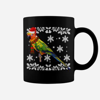 Bird Merry Christmas Ornament Sun Conure Ugly Xmas Sweatshirt Coffee Mug | Crazezy