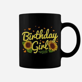 Birthday Girl Sunflower Birthday Party Family Matching Coffee Mug | Crazezy DE