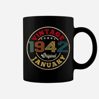 Birthday January 1942 Shirt Legend 79Th Birthday Retro Gift Coffee Mug | Crazezy