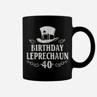 Birthday Leprechaun 40 Years Old Happy St Patrick Shirt Coffee Mug | Crazezy CA