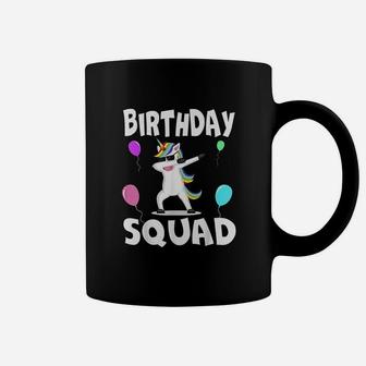 Birthday Squad Cute Unicorn Bday Team Men Women Kids Coffee Mug | Crazezy DE
